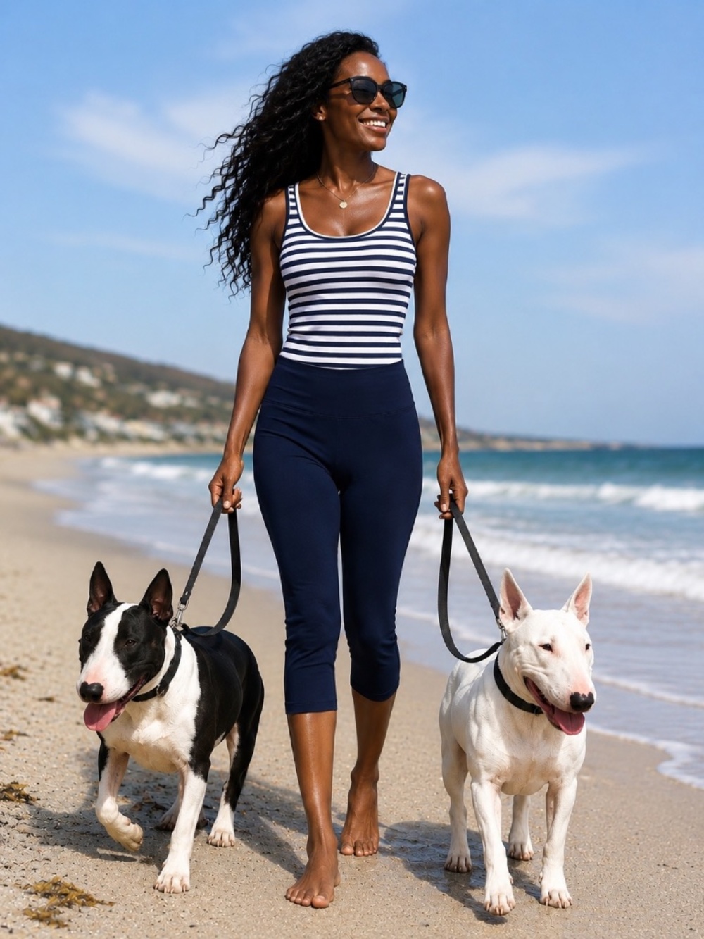Intro Love the Fit  Size Medium Dark Navy Capri Leggings